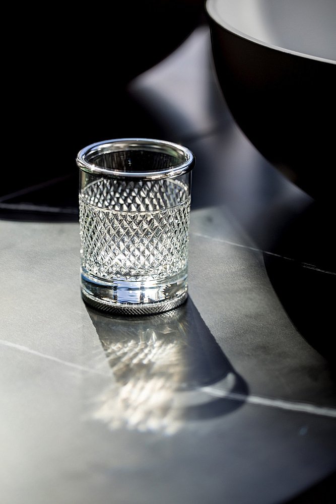 Стакан Boheme AURA 10252-CR хром купить в интернет-магазине сантехники Sanbest