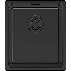 Кухонная мойка Paulmark Lassan 38 LA38-MBN черная матовая купить в интернет-магазине сантехники Sanbest