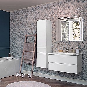 Тумба с раковиной Jacob Delafon MADELEINE 100 белый матовый для ванной в интернет-магазине Sanbest