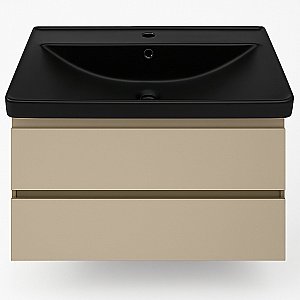 Тумба с раковиной Aquanet Вега 2.0 337943/329249 80 бежевый для ванной в интернет-магазине Sanbest