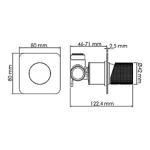 Душевая система WasserKRAFT Ems 7600 SET2847 золото купить в интернет-магазине сантехники Sanbest
