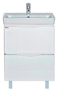 Тумба с раковиной напольная Misty Венера 60 белая для ванной в интернет-магазине Sanbest