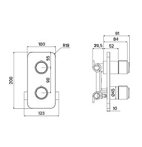 Смеситель для душа Iddis Slide SLIBLBTi67 черный матовый купить в интернет-магазине сантехники Sanbest