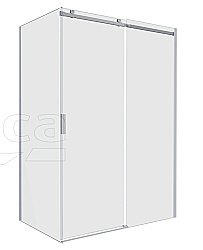 Душевой уголок Roca Area 140x80 стекло прозрачное/профиль хром купить в интернет-магазине Sanbest