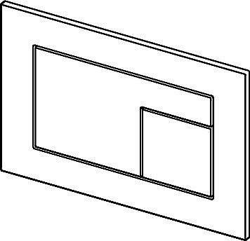 Кнопка для инсталляции TECE Velvet 9240732 черный матовыц купить в интернет-магазине сантехники Sanbest