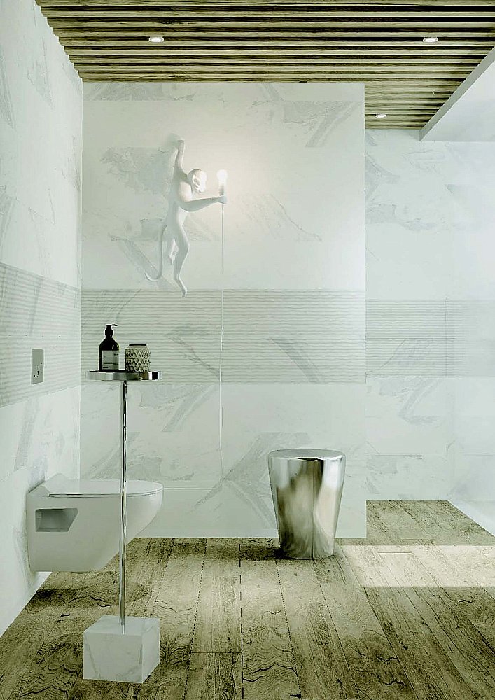 Унитаз подвесной Bien ION IOKA050N2VP1W5000 белый, с крышкой микролифт, безободковый купить в интернет-магазине Sanbest