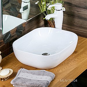 Раковина Melana 78104 78104-805 белая купить в интернет-магазине Sanbest