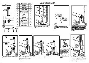 Смеситель для раковины Boheme QUAD 159-MG матовое золото купить в интернет-магазине сантехники Sanbest