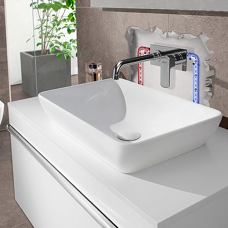 Смеситель для раковины PAINI Ovo 86CR208PLMKM хром купить в интернет-магазине сантехники Sanbest