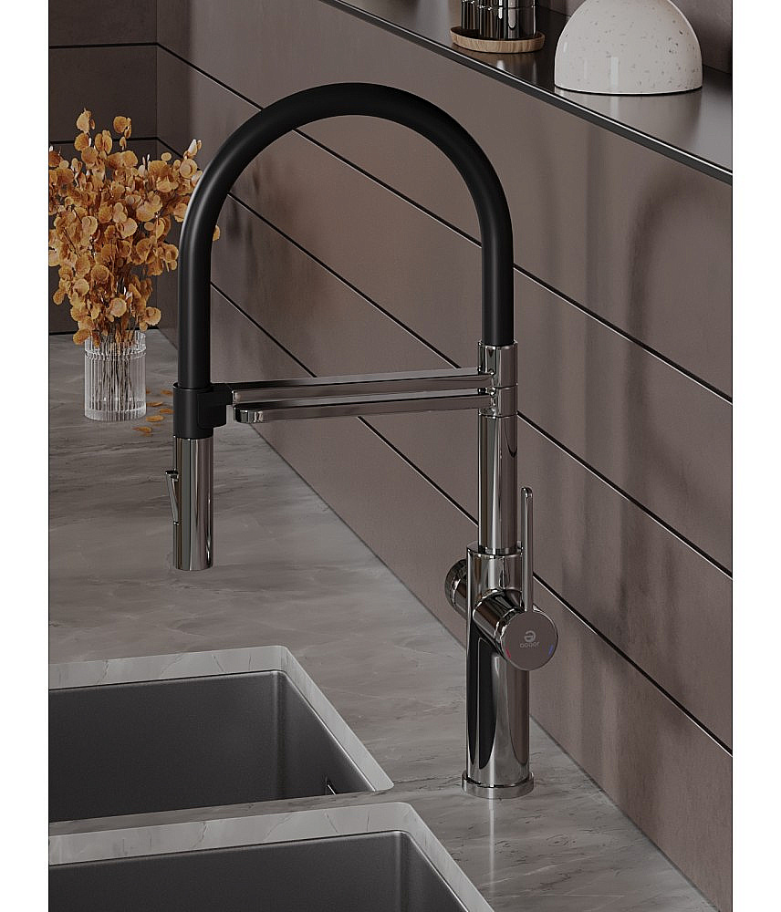 Смеситель для кухни Agger Elegant A3252500 хром глянцевый купить в интернет-магазине сантехники Sanbest