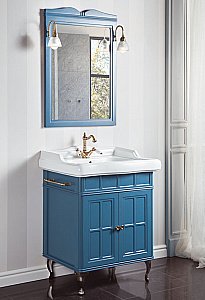 Тумба с раковиной Caprigo Borgo 60 синяя для ванной в интернет-магазине Sanbest