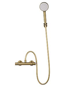 Смеситель для душа с термостатом WONZON & WOGHAND INN 5 WW-B1005-A-BG золото брашированное купить в интернет-магазине сантехники Sanbest