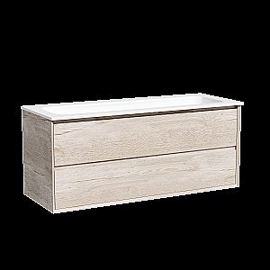 Тумба с раковиной Sancos Marmi 2.0 MR2.0120EG дуб галифакс натуральный для ванной в интернет-магазине Sanbest