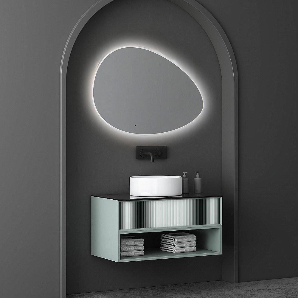 Зеркало ABBER Kontur AG6301SC-0.92 92x60 в ванную от интернет-магазине сантехники Sanbest