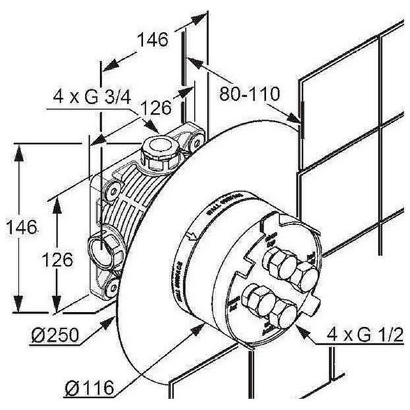 Душевая система Kludi Bozz 386585376 белая матовая купить в интернет-магазине сантехники Sanbest