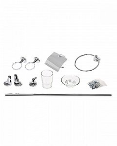 Набор аксессуаров Orange Y01-888cr хром купить в интернет-магазине сантехники Sanbest