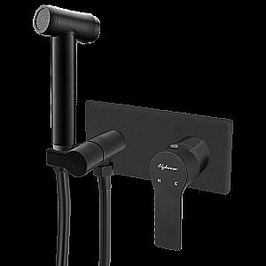 Гигиенический душ Elghansa Berkshire 15Q0943-Black (Set-824) черный купить в интернет-магазине сантехники Sanbest