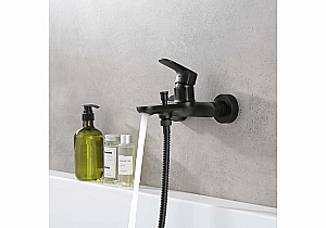 Смеситель для ванны Aquatek Альфа AQ1940MB черный матовый купить в интернет-магазине сантехники Sanbest