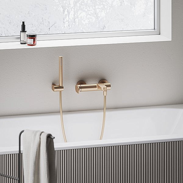 Смеситель для ванны Ravak Eleganta X070367 розовое золото купить в интернет-магазине сантехники Sanbest