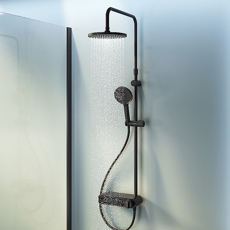 Душевая система AM.PM X-Joy F0785A622 черная купить в интернет-магазине сантехники Sanbest