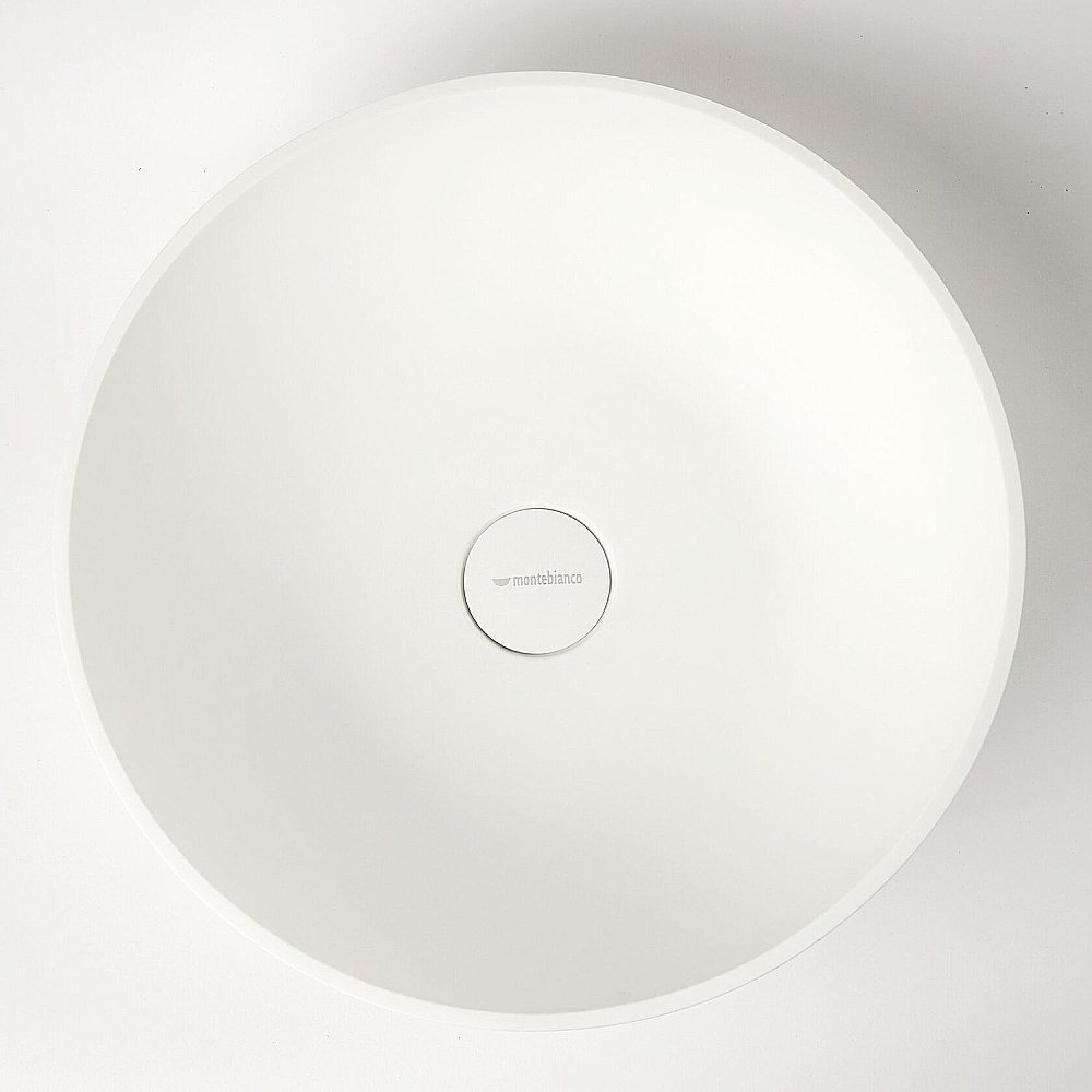 Раковина накладная Montebianco NEMI 20141 белая матовая купить в интернет-магазине Sanbest