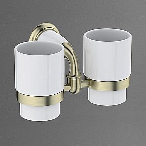 Два стакана Art&Max Bianchi AM-3688AW-Br бронза купить в интернет-магазине сантехники Sanbest