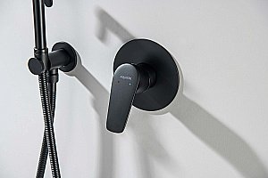 Cмеситель для душа Aquatek Бетта AQ1166MB черный матовый купить в интернет-магазине сантехники Sanbest