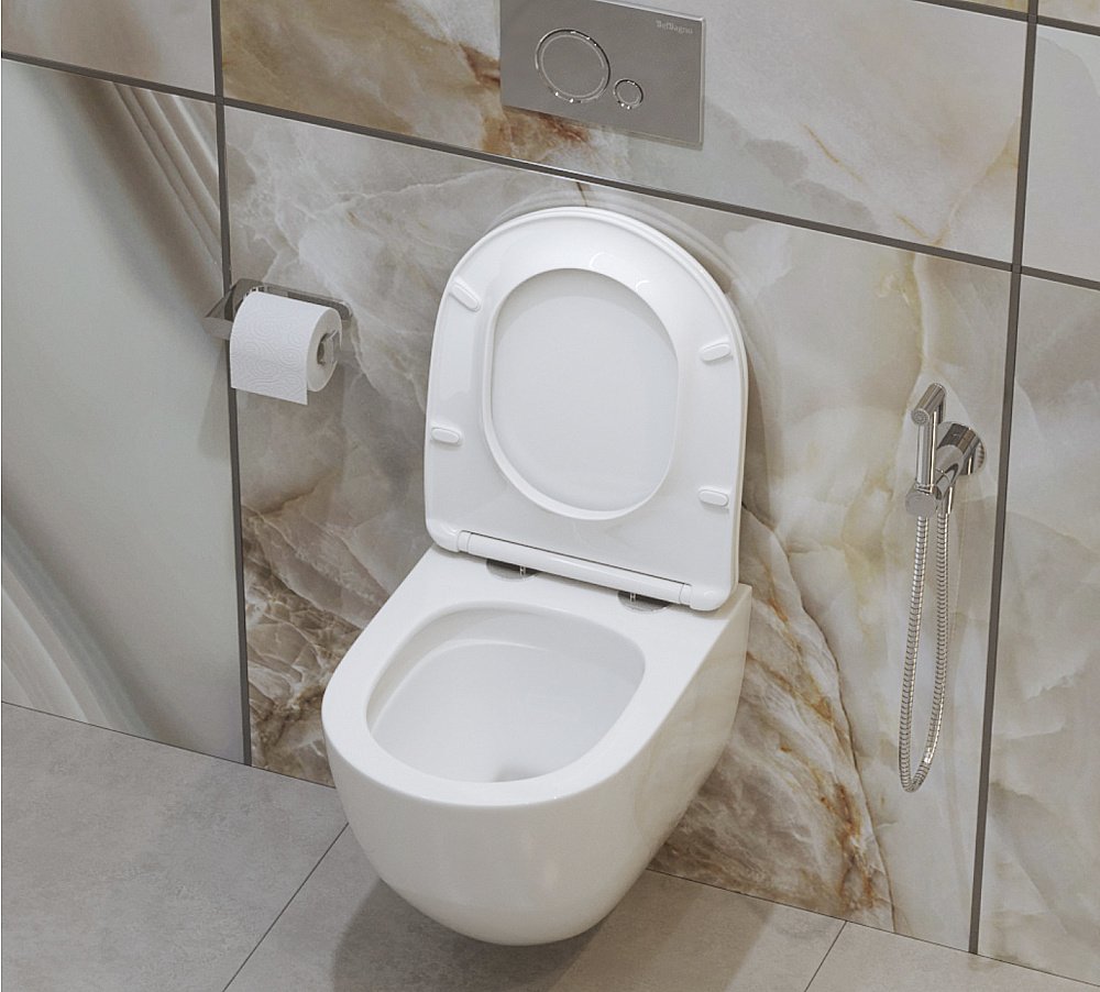 Унитаз подвесной BelBagno AMANDA-TOR BB051CH-TOR-FC безободковый, слив-торнадо
 купить в интернет-магазине Sanbest