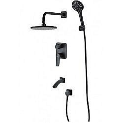 Душевая система Lemark Bronx LM3722BL купить в интернет-магазине сантехники Sanbest