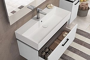 Раковина ISVEA SistemaZ Frame 90 10SF50090SV белая купить в интернет-магазине Sanbest