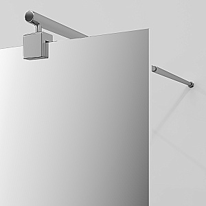 Душевое ограждение WasserKRAFT Vechte 60W39-MR 90 фиксатор серебристый/стекло зеркальное купить в интернет-магазине Sanbest