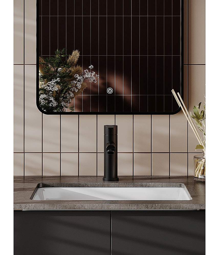 Cмеситель для раковины Agger Easy A3102144 черный матовый купить в интернет-магазине сантехники Sanbest