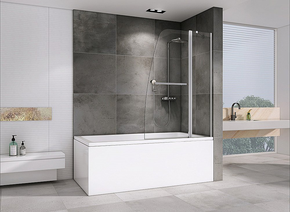 Шторка для ванны ABBER Ewiges Wasser AG50100 купить в интернет-магазине Sanbest