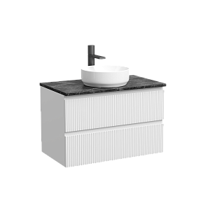 Тумба с раковиной Sancos SNOB T 80 со столешницей, белая матовый для ванной в интернет-магазине Sanbest