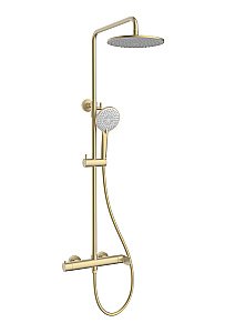 Душевая система Vincea Rondo VSFS-1R0BG брашированное золото купить в интернет-магазине сантехники Sanbest