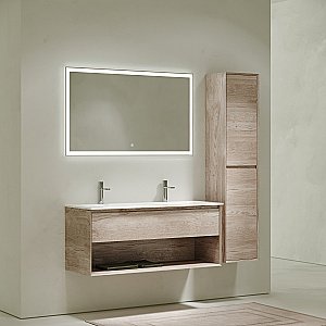 Тумба с раковиной Sancos Marmi 1.0 MR1.0120EG дуб галифакс натуральный для ванной в интернет-магазине Sanbest