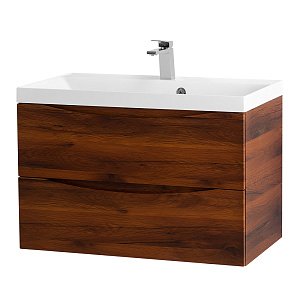 Тумба с раковиной Belbagno MARINO 80 2C-SO/BB800/450-LV-MR-AST Rovere Ciliegio для ванной в интернет-магазине Sanbest