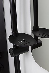 Душевая кабина с сенсором Niagara Premium NG-6901-01GD BLACK 90x90 купить в интернет-магазине Sanbest