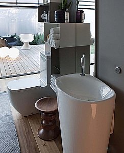 Раковина Laufen Palomba 8.1180.4.000.104.1 белая купить в интернет-магазине Sanbest