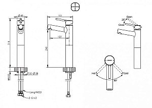 Смеситель для раковины BRAVAT Palace F1172217CP-A-RUS купить в интернет-магазине сантехники Sanbest