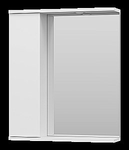 Зеркало со шкафом Misty Лира 60 П-Лир04060-013Л белый в ванную от интернет-магазине сантехники Sanbest