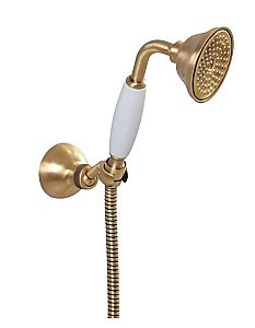 Душевой гарнитур Cezares APHRODITE-KD-02 бронза/ручка белая купить в интернет-магазине сантехники Sanbest