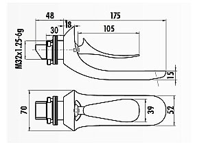 Смеситель для раковины Creavit Foglia FG1401 купить в интернет-магазине сантехники Sanbest