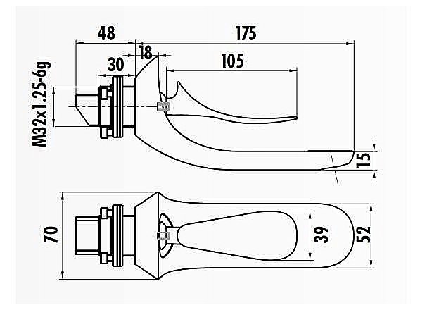 Смеситель для раковины Creavit Foglia FG1401 купить в интернет-магазине сантехники Sanbest