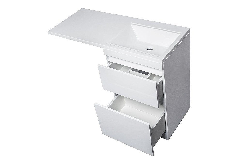 Тумба с раковиной Style Line Даллас 115 напольная для ванной в интернет-магазине Sanbest