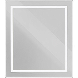 Зеркало BelBagno Kraft SPC-KRAFT-700-800-SENS-AL сатин в ванную от интернет-магазине сантехники Sanbest