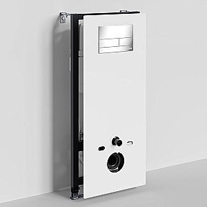 Инсталляция для унитаза WasserKraft Abens 20TLT.010.ME.WH.CH04 с кнопкой хром купить в интернет-магазине сантехники Sanbest