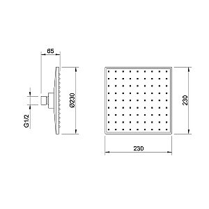 Душевая система Berges NARDIS 3S 71005 хром купить в интернет-магазине сантехники Sanbest