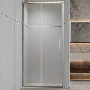 Душевая дверь Vincea Rapid-N 110-120 VDS-3RN11/12CL стекло прозрачное/профиль хром купить в интернет-магазине Sanbest