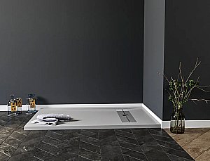 Душевой поддон Aquanet Delight 160х80 серый купить в интернет-магазине Sanbest